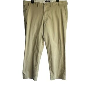 Lands End Outfitters Chino Cotton Pants Mens 44 Khaki Traditional Fit Stretch